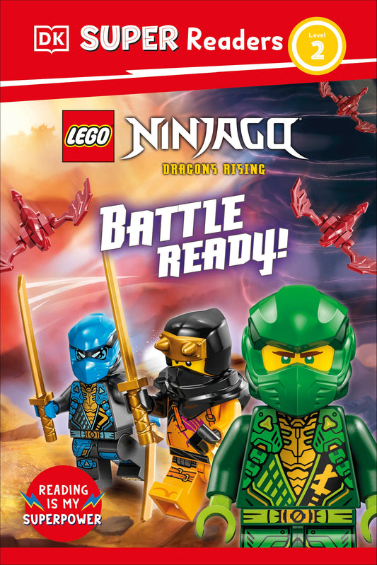 Dk Super Readers Level 2 Lego Ninjago Dragons Rising Battle Ready! - Cover