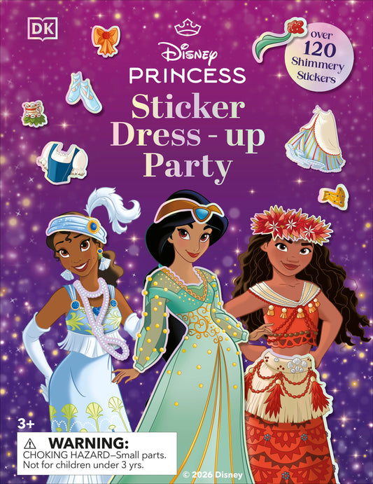 Disney Princess Sticker Dress Up Party - Cover