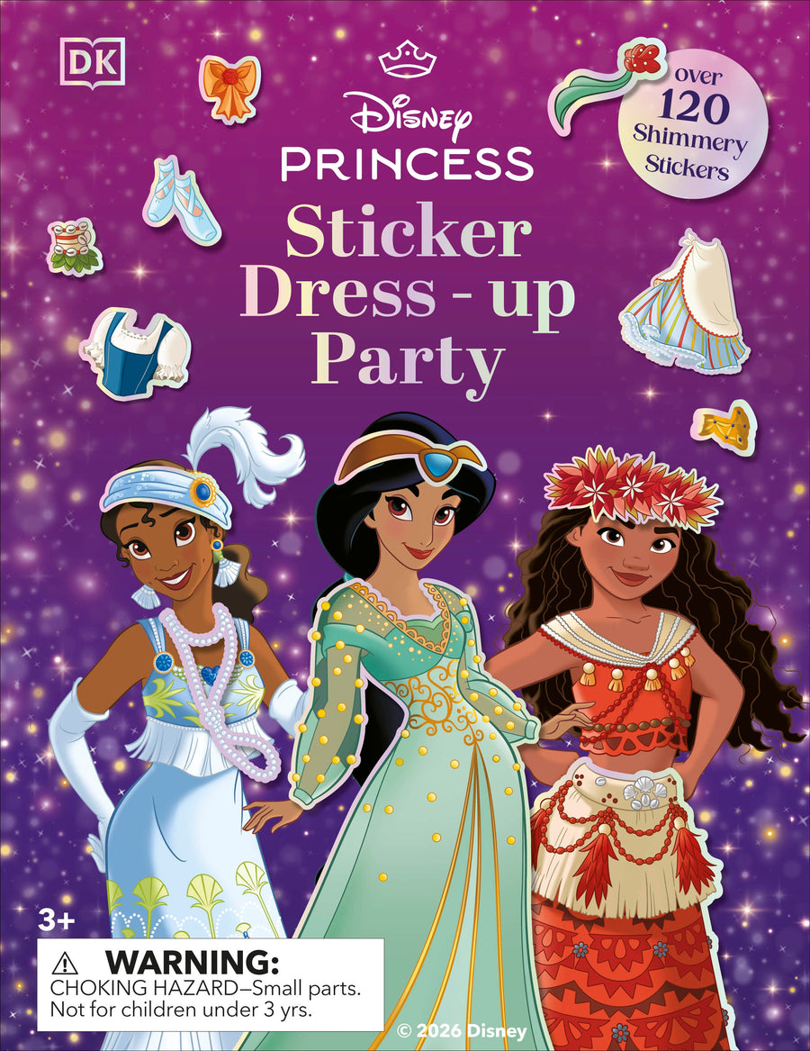 Disney Princess Sticker Dress Up Party - Cover