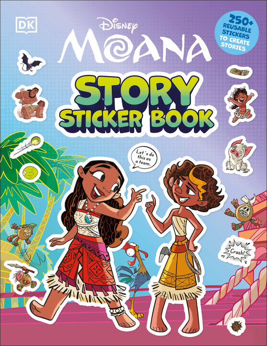 Disney Moana Story Sticker Book — Cover