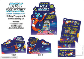 Rex Rocket : Le Teckel Cosmique - Pack de 6 exemplaires avec kit de marchandisage