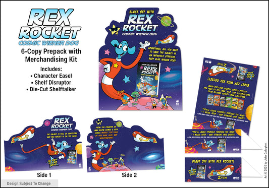 Rex Rocket: Cosmic Wiener Dog 6-Copy Prepack with Merchandising Kit - Cover