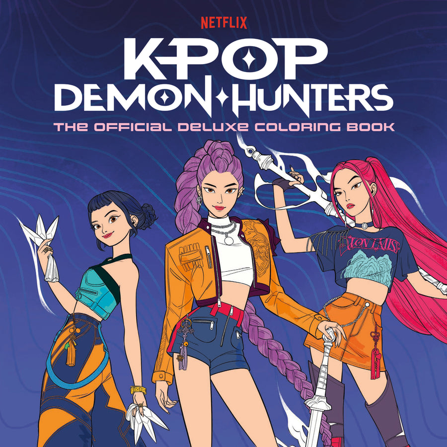 Kpop Demon Hunters: The Official Deluxe Coloring Book - Cover