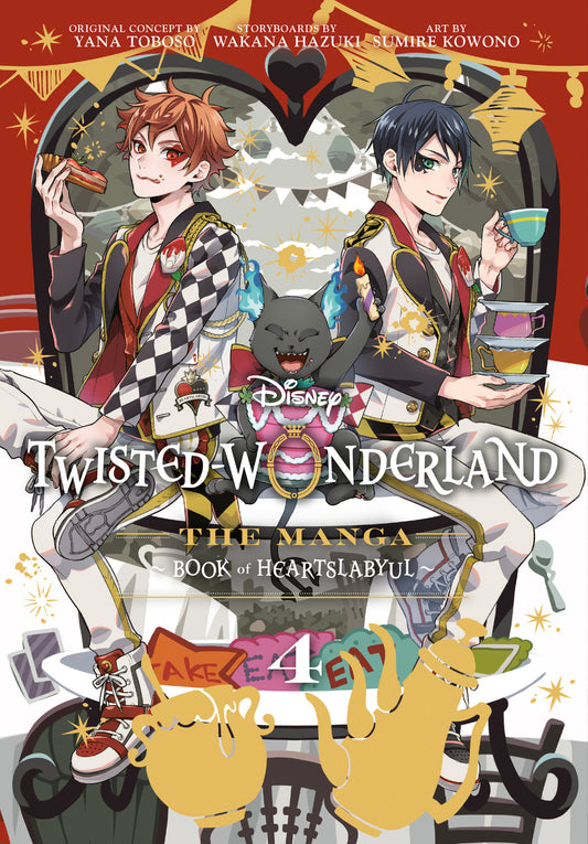 Twisted-Wonderland: Book of Heartslabyul (The Manga), Vol. 4 - Cover