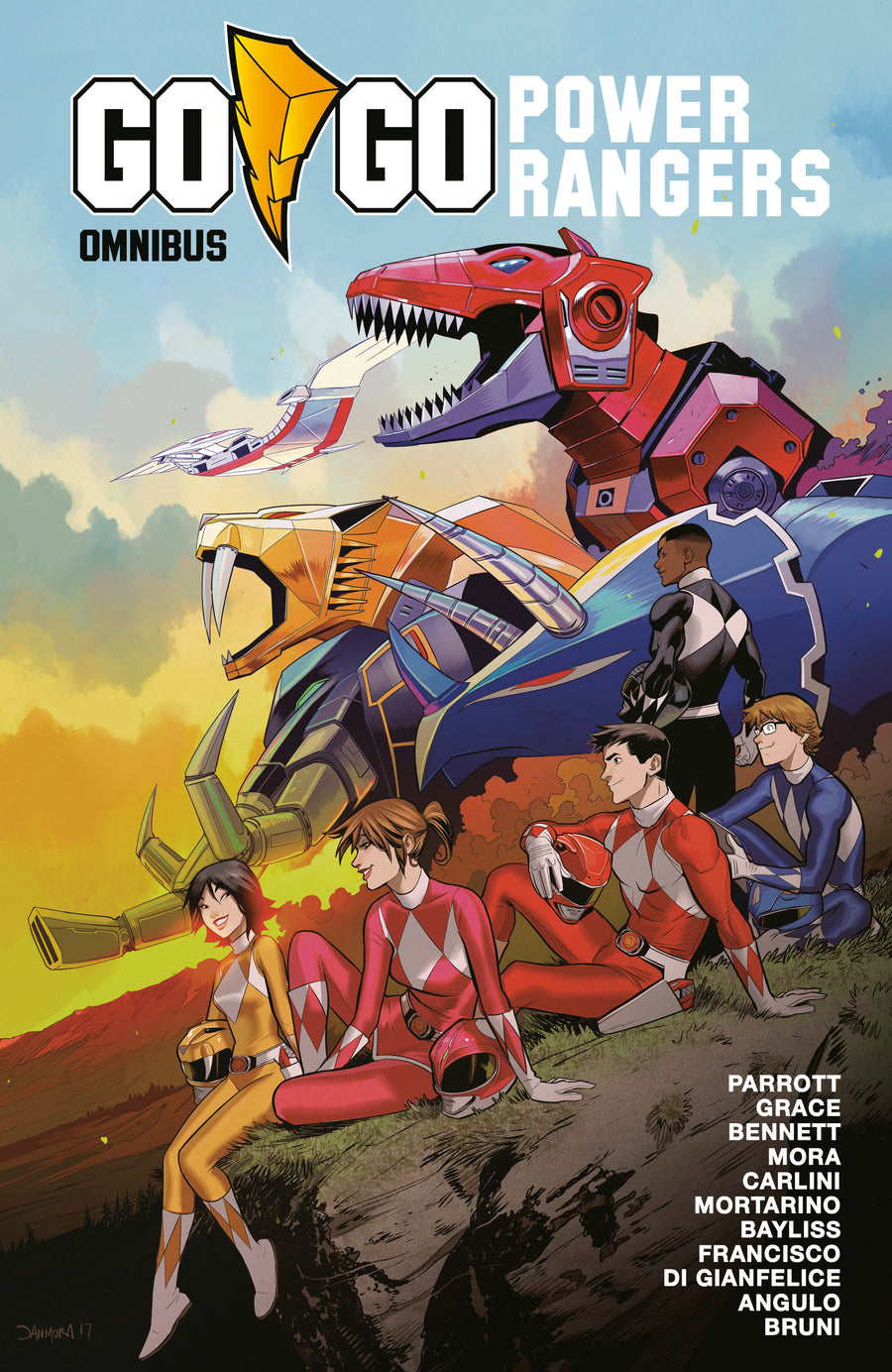 Go Go Power Rangers Omnibus — Cover