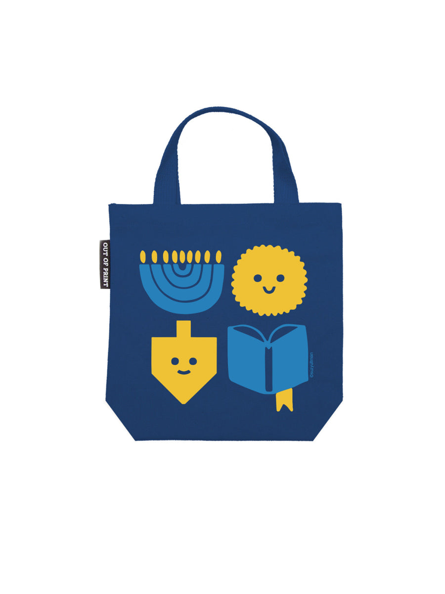Suzy Ultman's Hannukah: Light Latkes Lit Mini Tote Bag — Cover