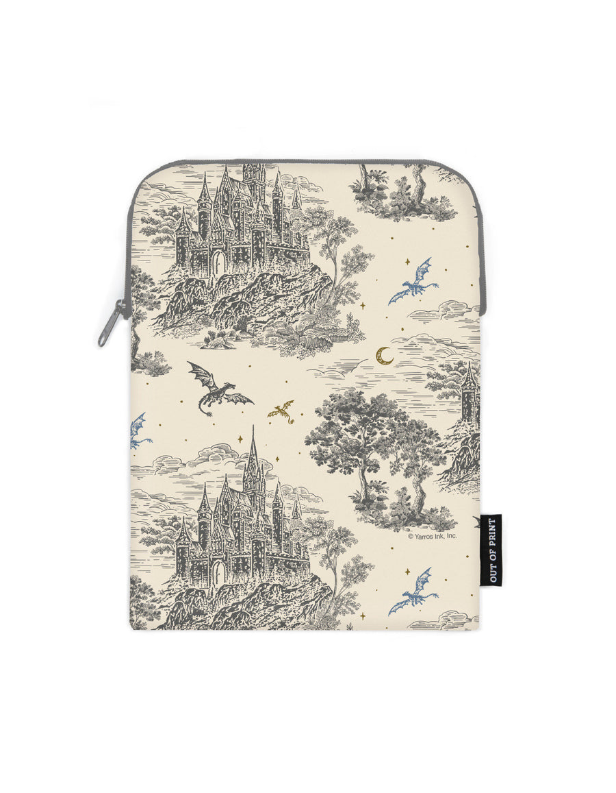 Rebecca Yarros's Fourth Wing: Basgiath Toile Book Sleeve — Cover