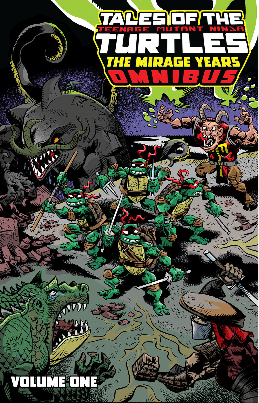 Tales of the Teenage Mutant Ninja Turtles: The Mirage Years Omnibus, Vol. 1 — Cover