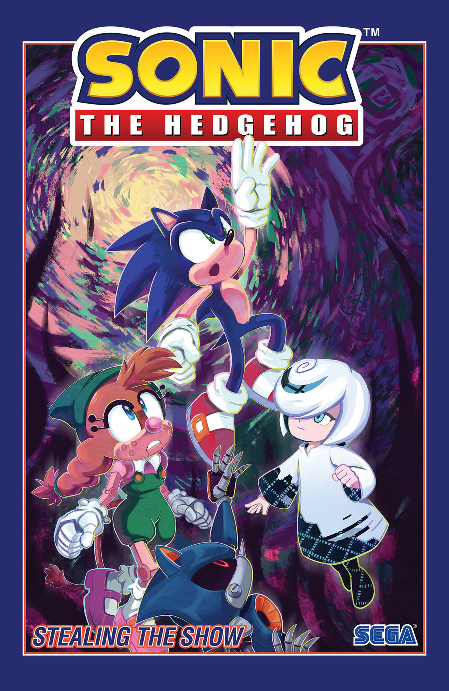 Sonic the Hedgehog, Vol. 22: Stealing the Show — Cover