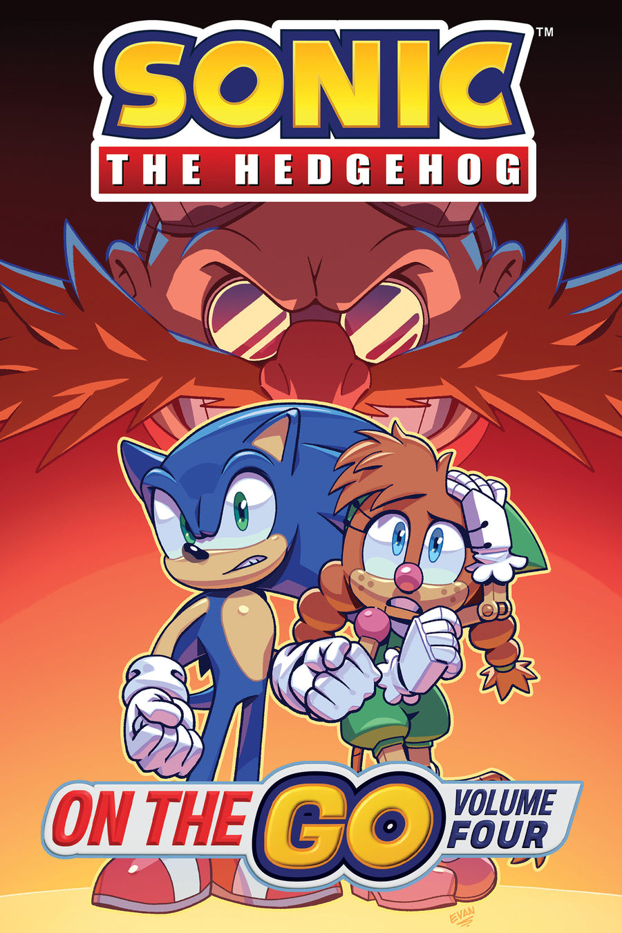 Sonic the Hedgehog: On the Go, Vol. 4 — Cover