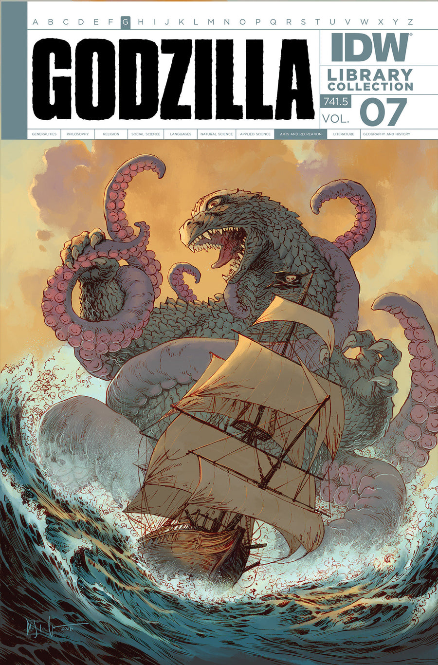 Godzilla Library Collection, Vol. 7 — Cover