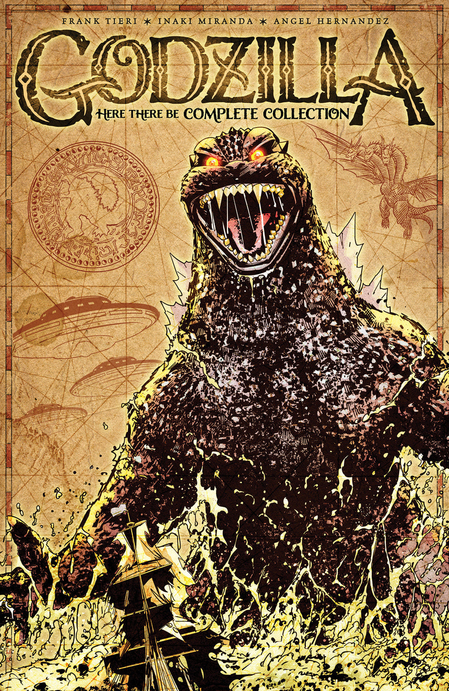 Godzilla: Here There Be Complete Collection — Cover