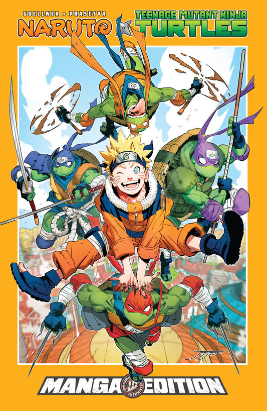 Naruto x Teenage Mutant Ninja Turtles - Manga Style Edition — Cover