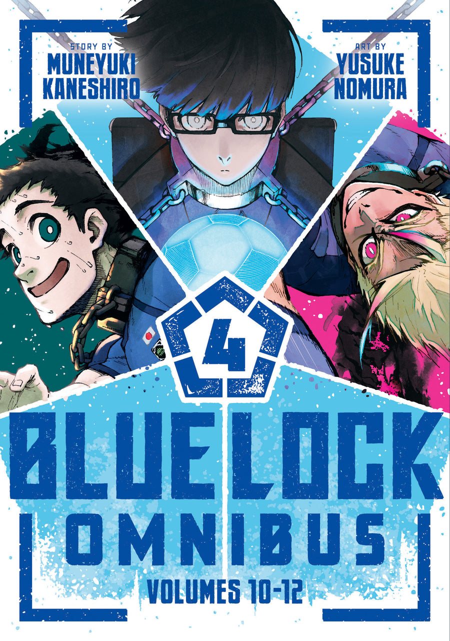 Blue Lock Omnibus 4 (Vol. 10-12) - Cover