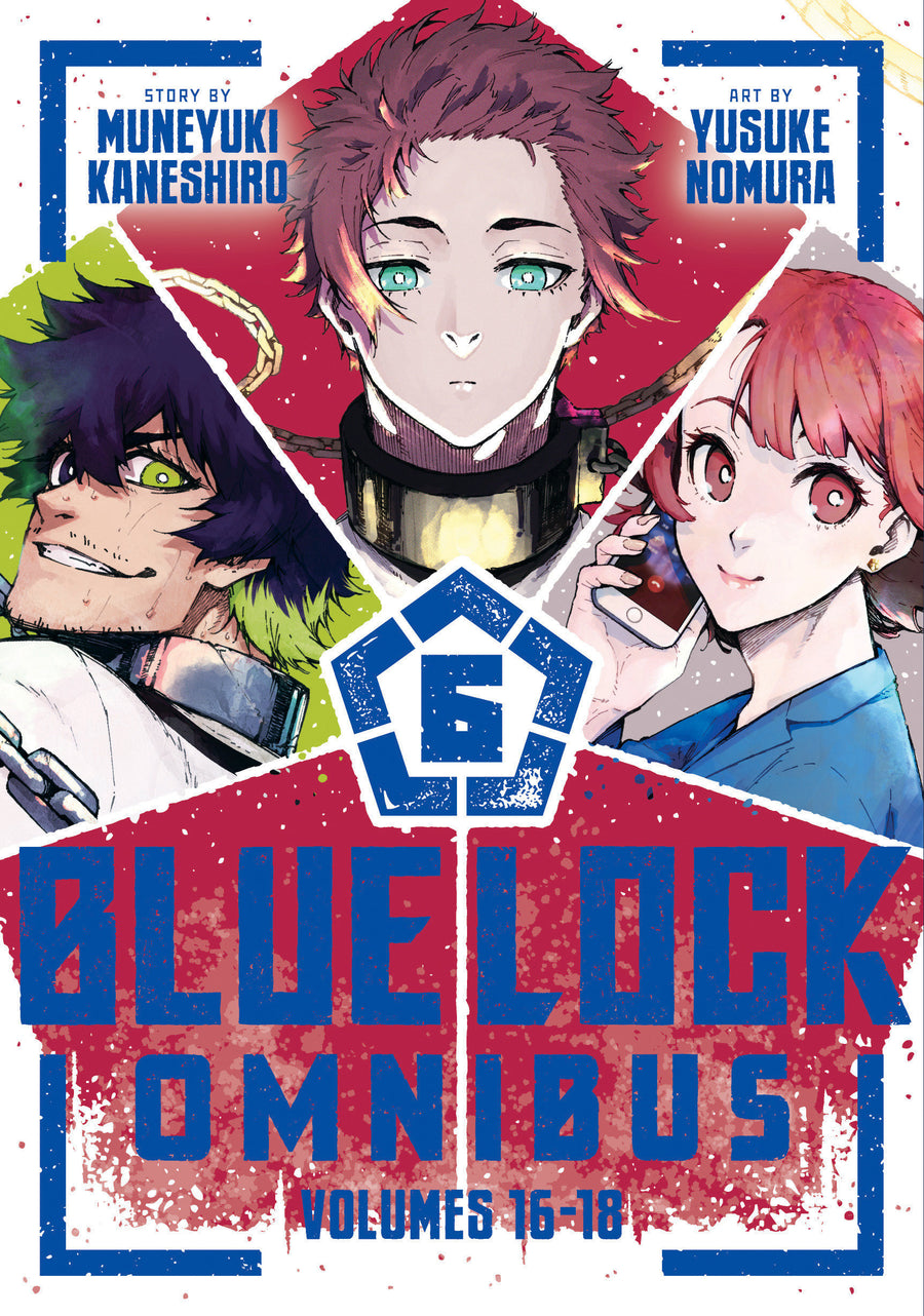 Blue Lock Omnibus 6 (Vol. 16-18) — Cover