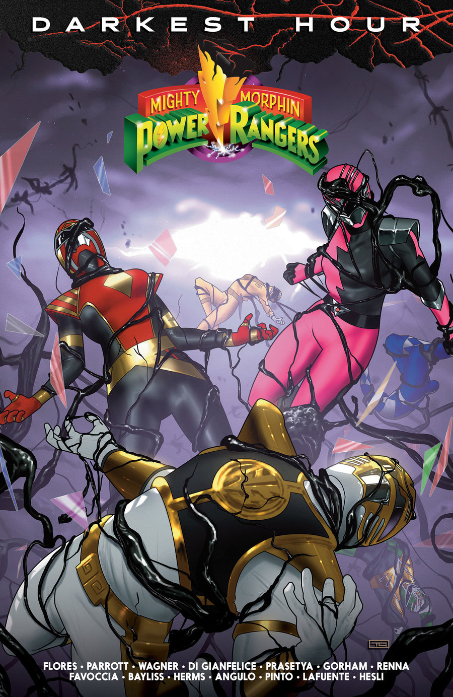 Mighty Morphin Power Rangers: Darkest Hour - Cover