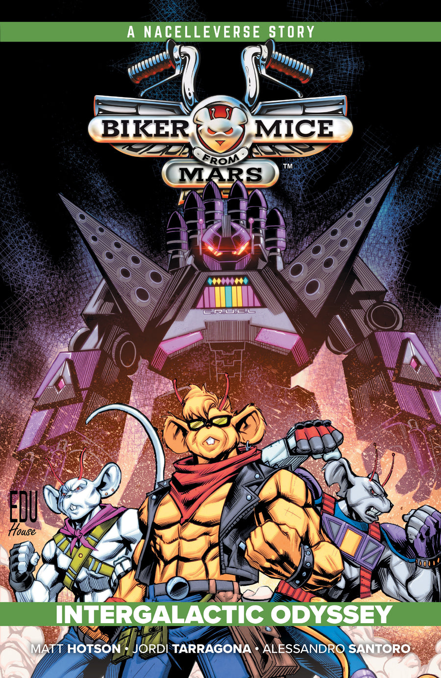 Biker Mice From Mars Vol. 2: Intergalactic Odyssey - Cover