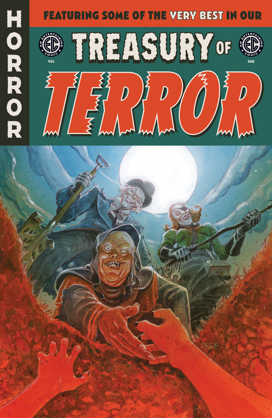 The Ec Comics Treasury of Terror Vol. 1 — Cover