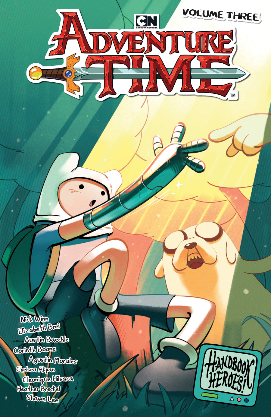 Adventure Time Vol. 3: Handbook Heroes! — Cover
