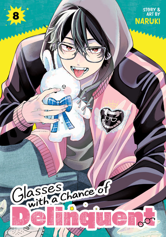 Glasses with a Chance of Delinquent Vol. 8 — Cover