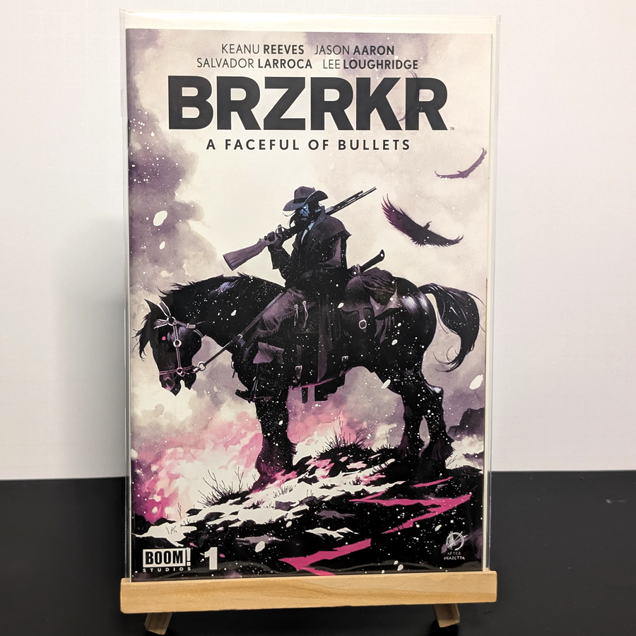 BRZRKR: A Faceful of Bullets #1 - Cover