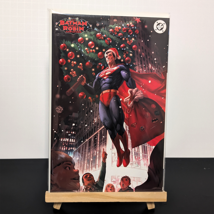 DC's Batman Smells, Robin Laid an Egg #1 Cover C Santa Fung Variant - Cover