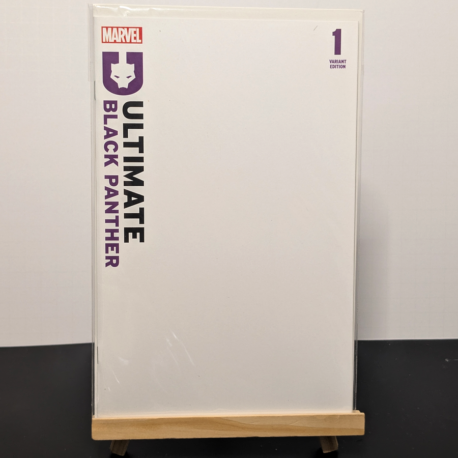Ultimate Black Panther #1 4th Printing Blank Variant - Cover