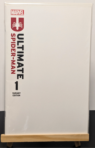 Ultimate Spider-Man #1 4th Printing Blank Variant