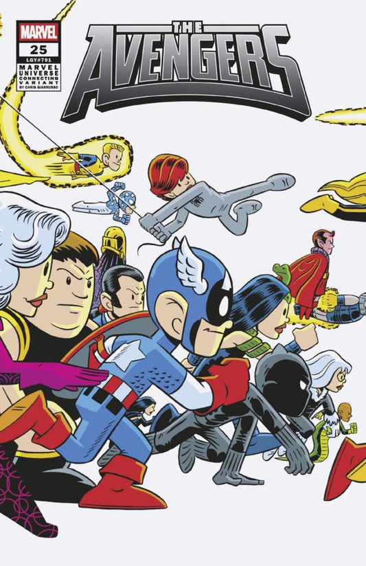 The Avengers #25 Chris Giarrusso Marvel Universe Wraparound Connecting Variant- Cover