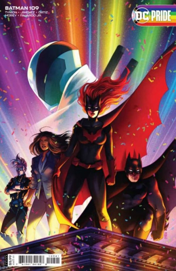 Batman #109 Jen Bartel DC Pride Cardstock Variant Cover