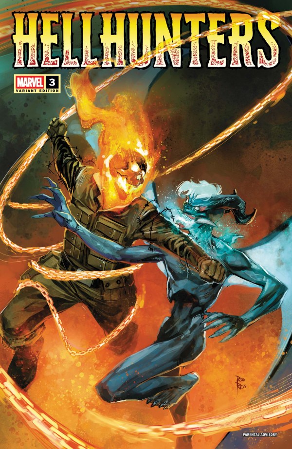 HELLHUNTERS #3 ROD REIS VARIANT