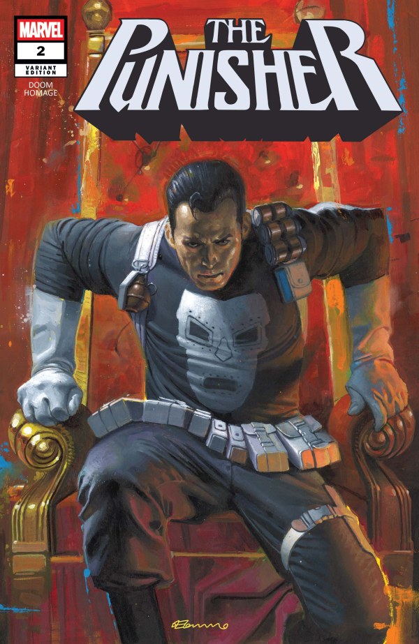 Punisher #2 Fabrizio De Tommaso Doom Homage Variant - Cover