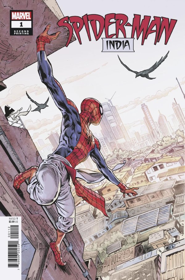 Spider-Man : Inde #1 2e impression Malsuni