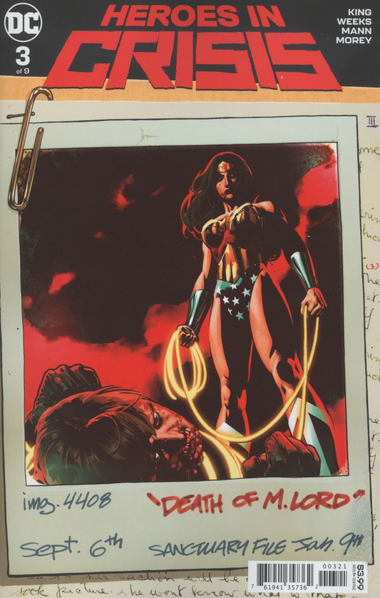 Heroes in Crisis #3 Ryan Sook Variant Cover - Cover