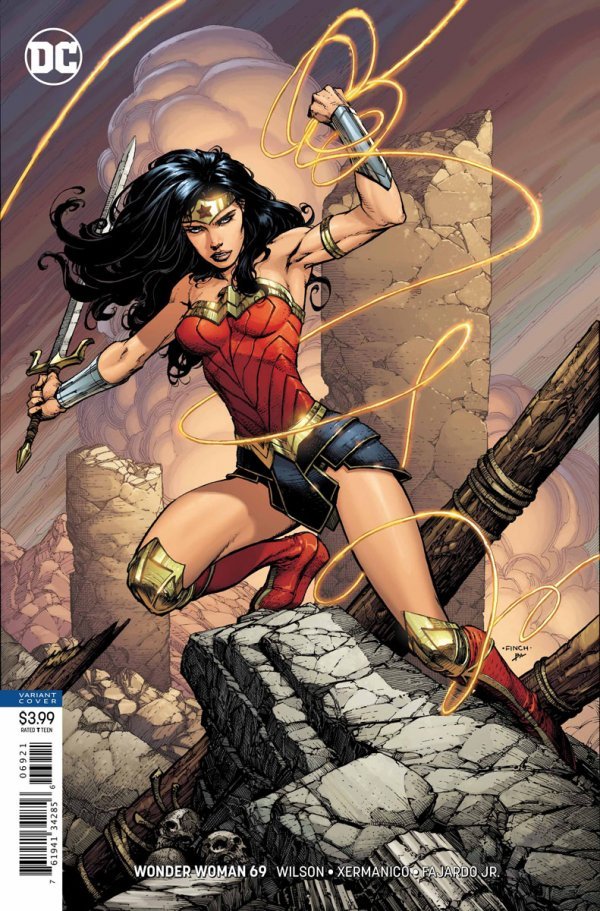 Wonder Woman #69, variante de David Finch 