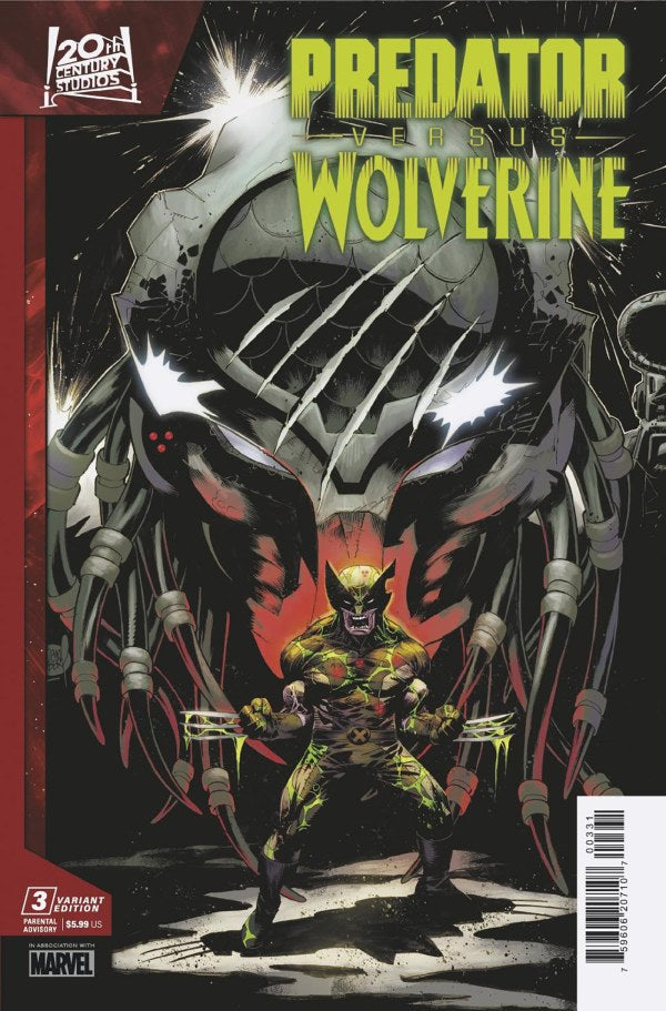 Predator contre Wolverine #3 Variante Adam Kubert