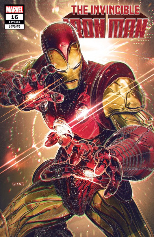 L'Invincible Iron Man #16, variante de John Giang