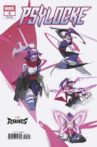 Psylocke #5 Couverture de NetEase Games Marvel Rivals