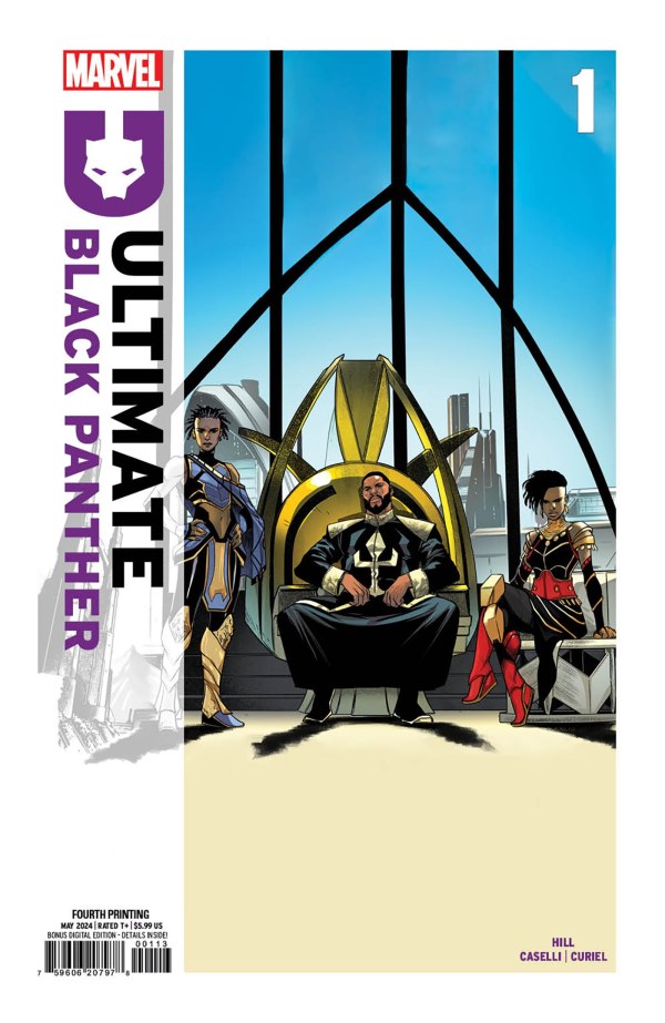 Ultimate Black Panther #1 4th Printing Stefano Caselli Variant