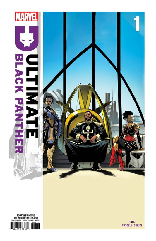 Ultimate Black Panther #1 4th Printing Stefano Caselli - Cover