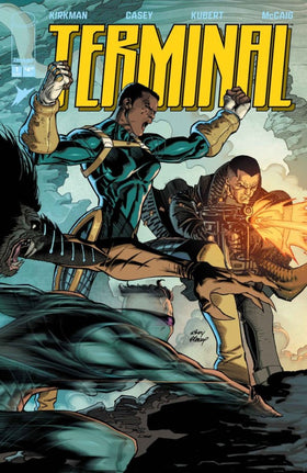 TERMINAL #1 CVR A ANDY KUBERT & DAVE MCCAIG CONNECTING WRAPAROUND (MR)