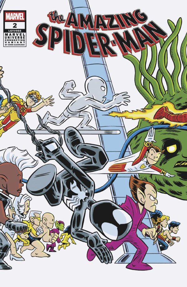 The Amazing Spider-Man #2 (#966) Chris Giarrusso Marvel Universe Wraparound Connecting Variant