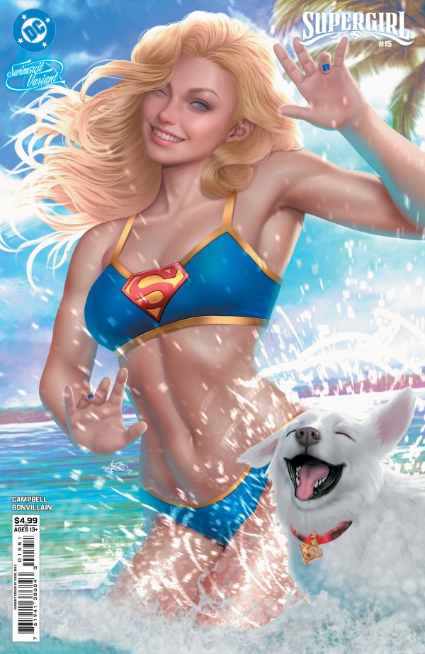 Supergirl #15 Cover E Ariel Diaz Swimsuit Variant