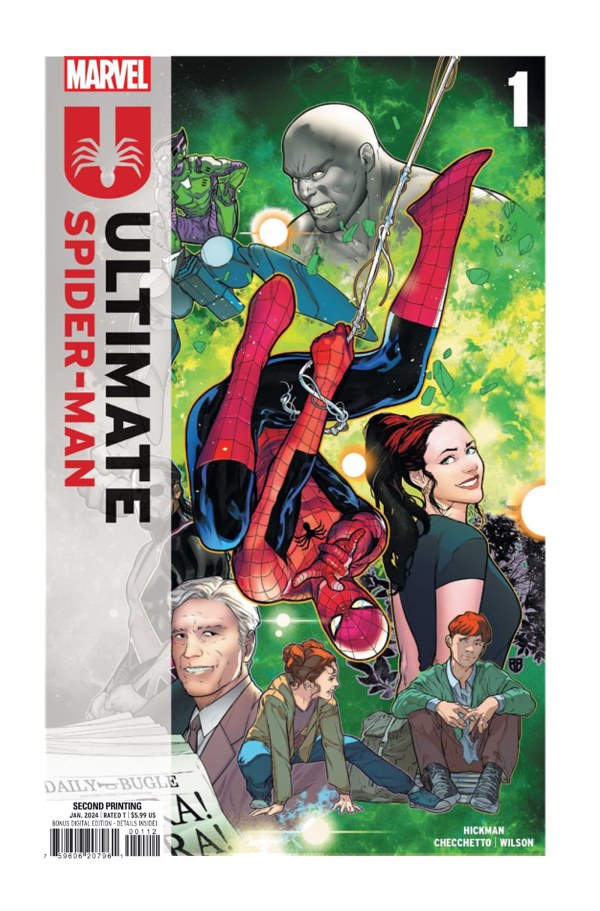 Ultimate Spider-Man #1 2nd Printing R.B. Silva - Cover