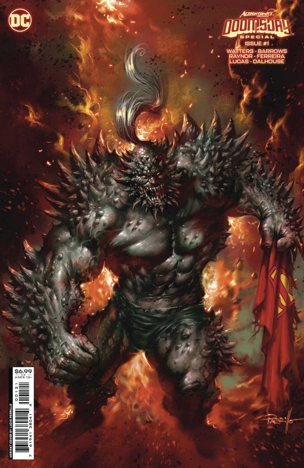 Action Comics présente : Doomsday Special #1 Couverture B Lucio Parrillo Variante de papier cartonné 