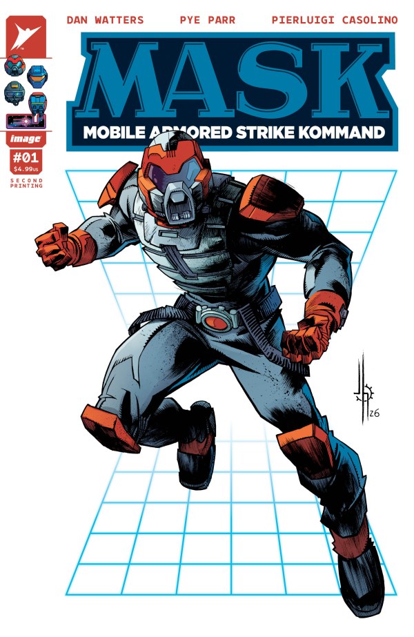 M.A.S.K. #1 2nd Printing Jason Howard