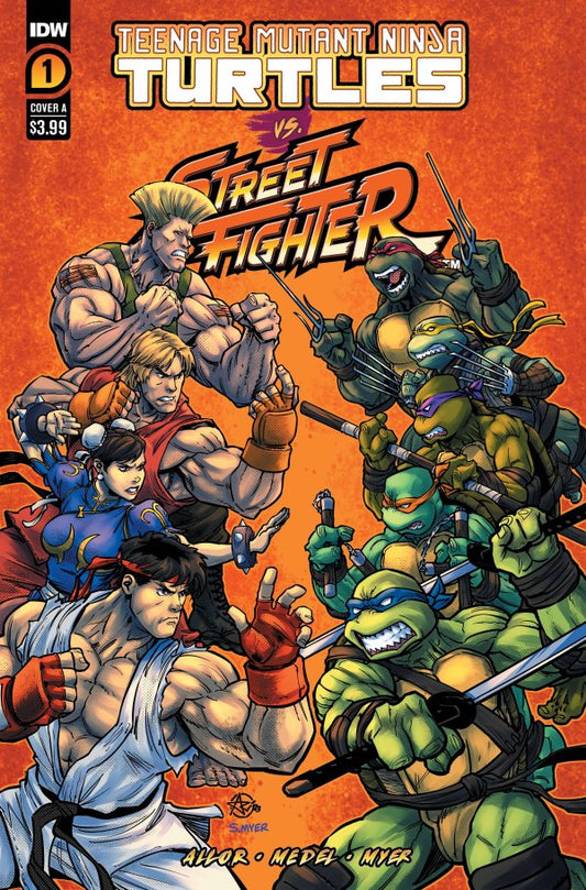 Teenage Mutant Ninja Turtles vs. Street Fighter #1