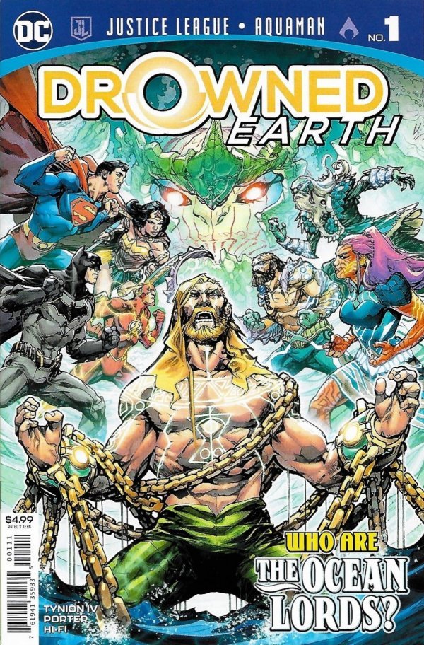 Justice League / Aquaman: Drowned Earth #1 - Cover
