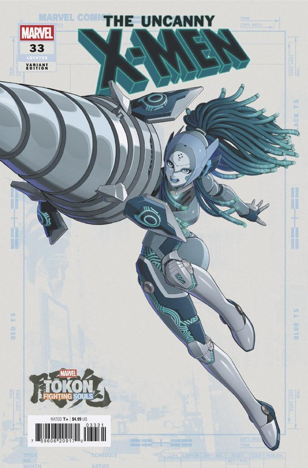 Uncanny X-Men #33 Marvel Games Marvel Tōkon: Fighting Souls Variant