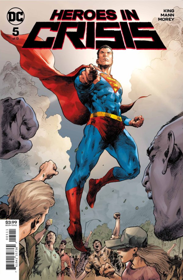 Portada alternativa de Ryan Sook de Heroes in Crisis #4